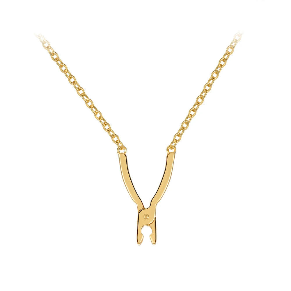 Colar Maya Design Geométrico Orgânico Banhado em Ouro 18K